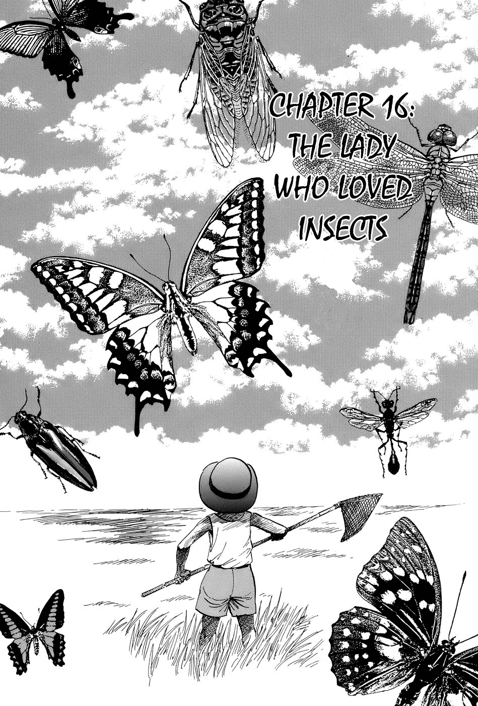 The Case Records of Professor Munakata Chapter 16 page 1 - Chapter 16: The Lady who Loved Insects