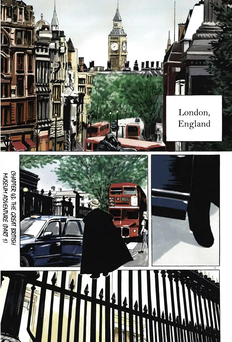 The Case Records of Professor Munakata Chapter 43 page 1 - Chapter 43: The Great British Museum Adventure (Part 1)
