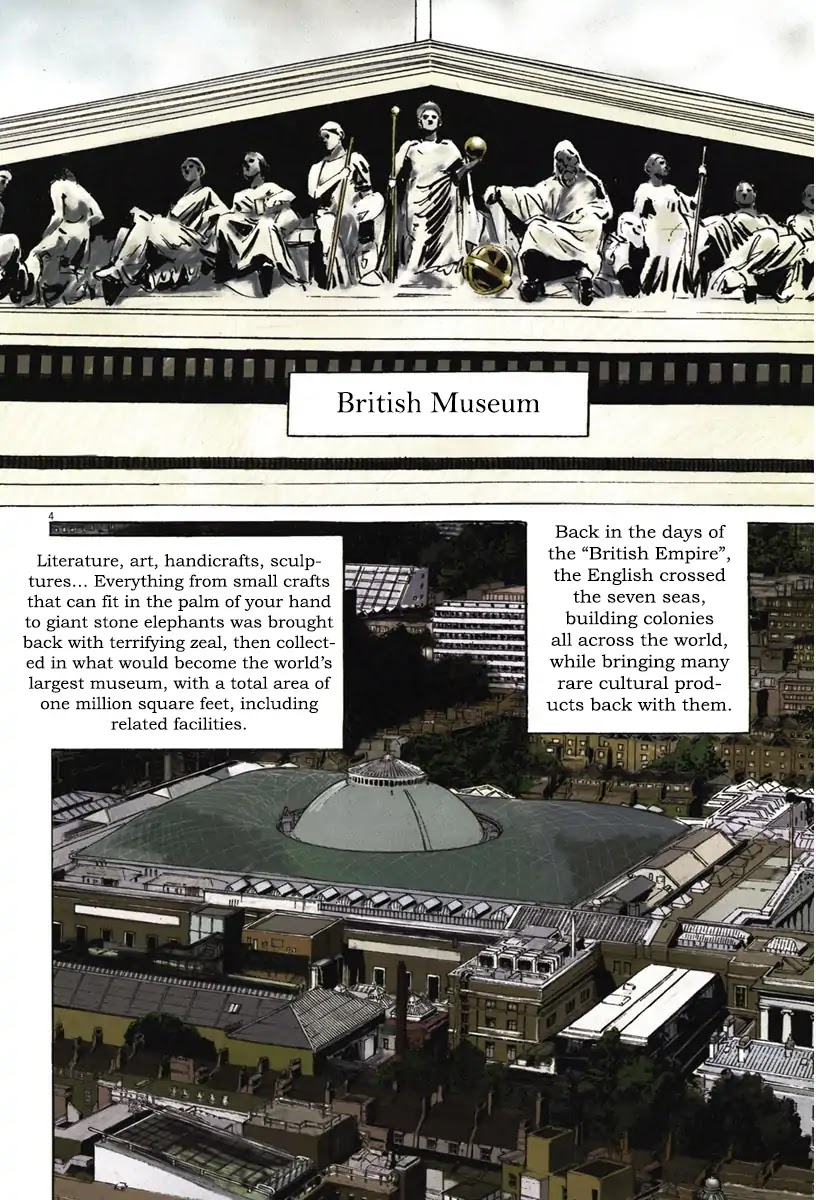 The Case Records of Professor Munakata Chapter 43 page 3 - Chapter 43: The Great British Museum Adventure (Part 1)