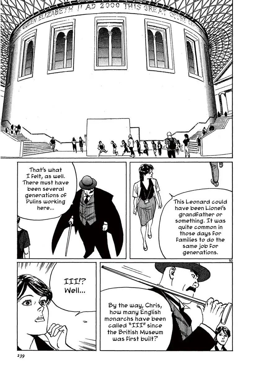 The Case Records of Professor Munakata Chapter 43 page 91 - Chapter 43: The Great British Museum Adventure (Part 1)