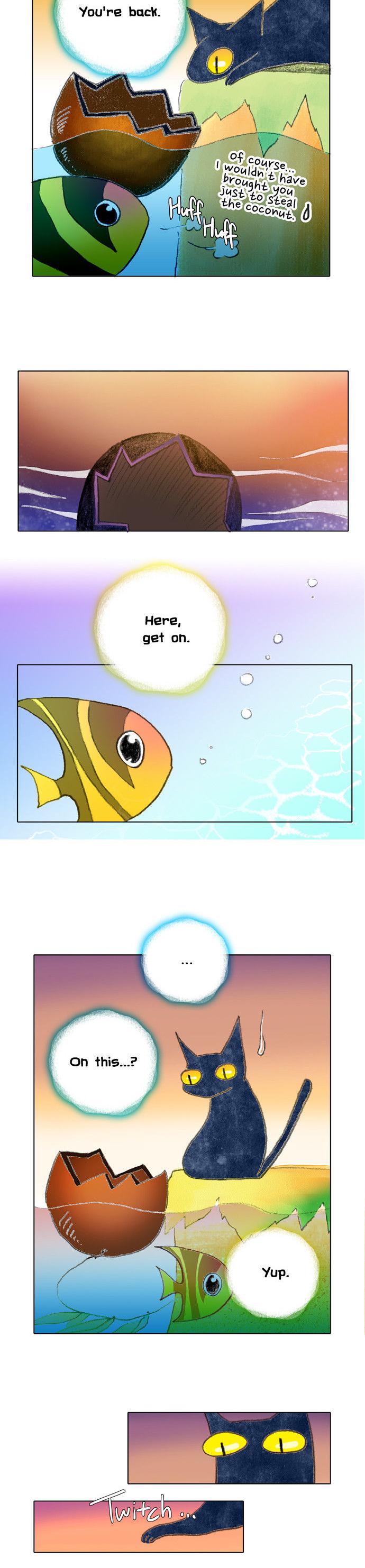 The Cat Meets Fish Chapter 5 page 16 - Chapter 5 : Ep.5 -Ride the Coconut
