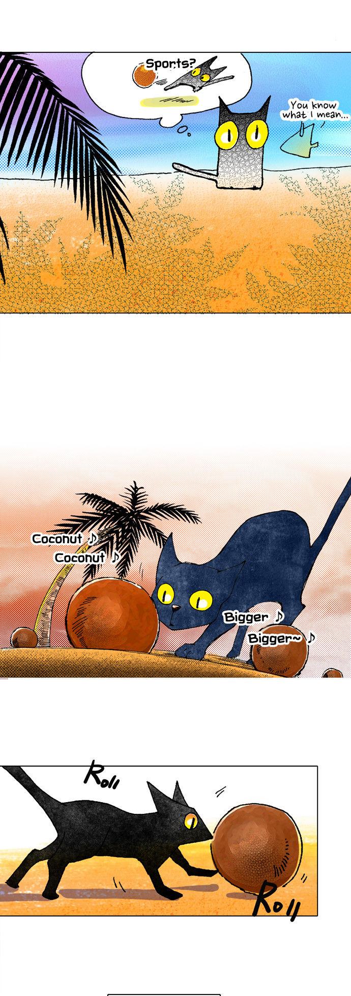 The Cat Meets Fish Chapter 5 page 3 - Chapter 5 : Ep.5 -Ride the Coconut