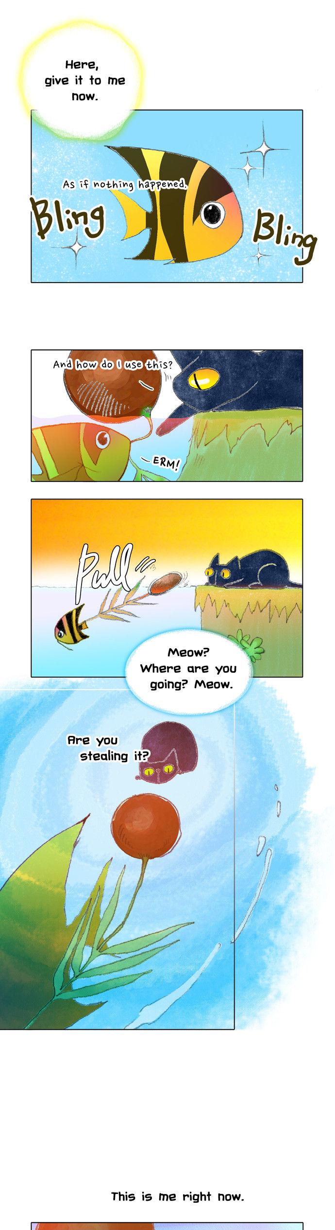 The Cat Meets Fish Chapter 5 page 5 - Chapter 5 : Ep.5 -Ride the Coconut