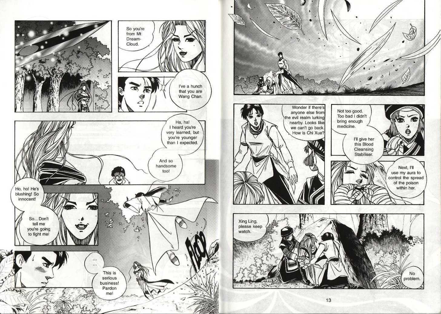 The Celestial Zone I Chapter 25 page 11 - Chapter 25 : Wang Chan's First Kiss