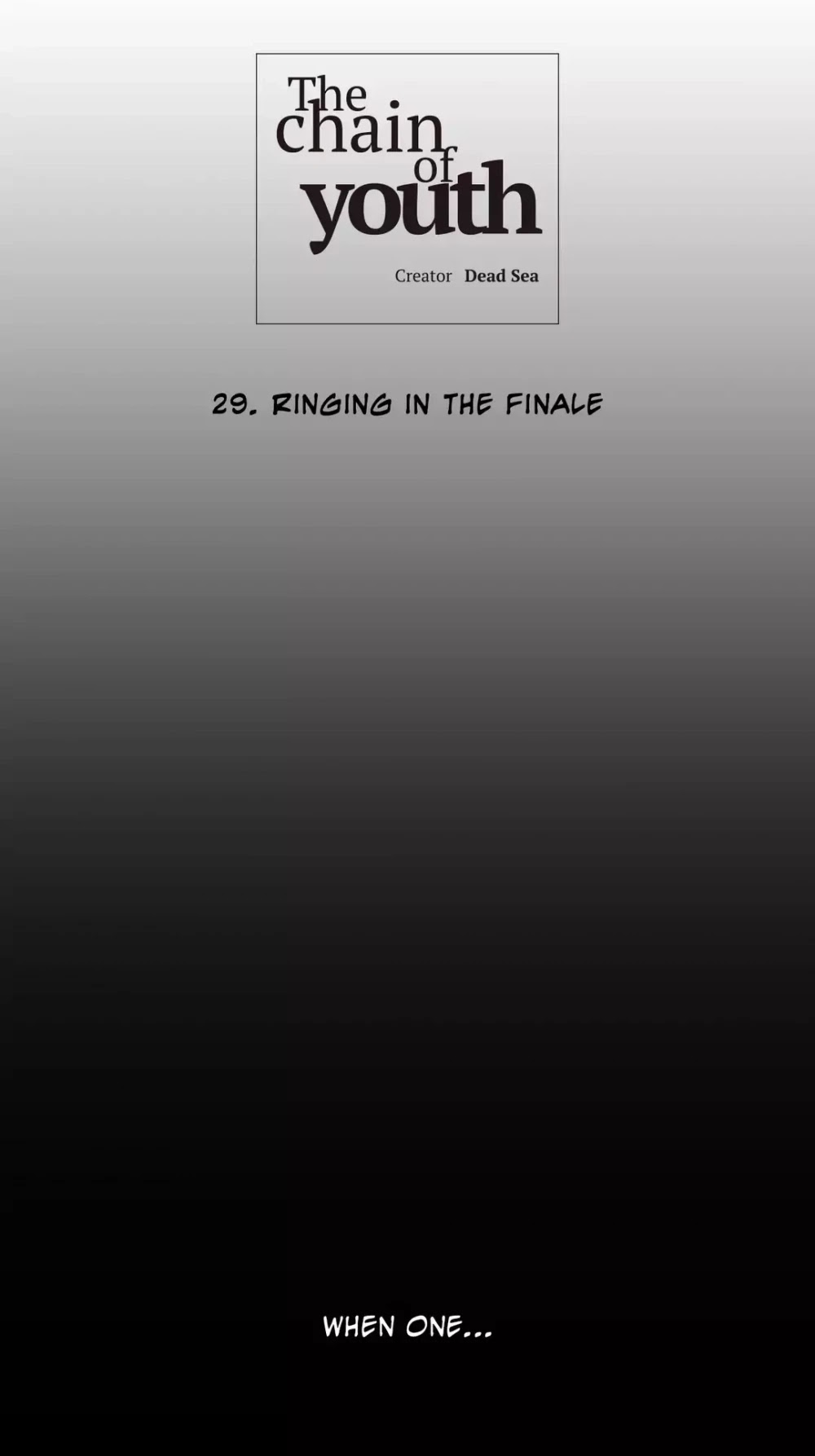 The Chain of Youth Chapter 29 page 8 - Chapter 29: Ringing in the Finale (Season Finale)