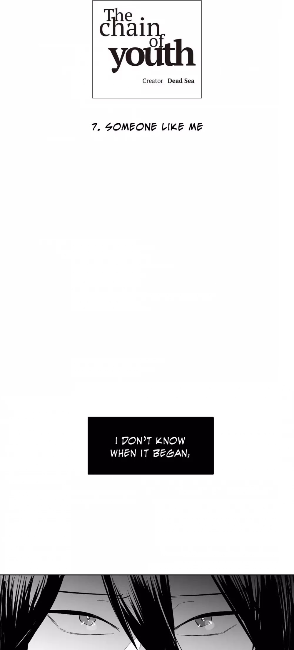 The Chain of Youth Chapter 7 page 6 - Chapter 7: Someone Like Me