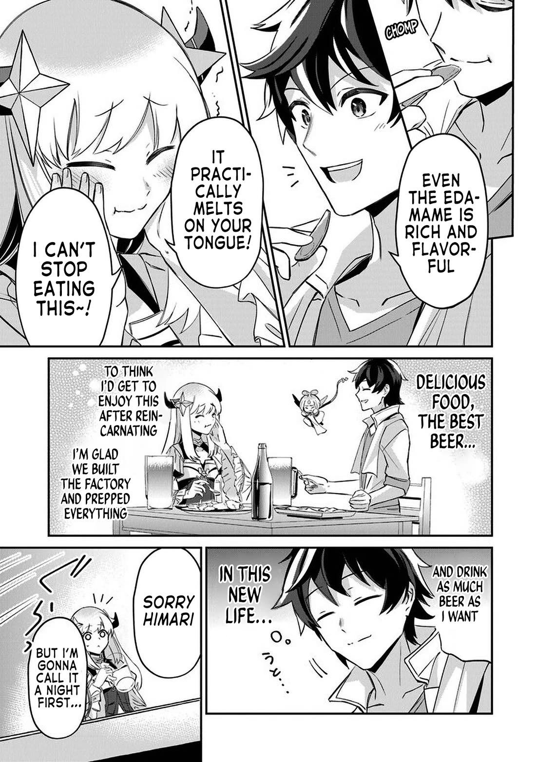 The Cheat Vegetable Garden of a Reincarnated Company Salaryman Chapter 8 page 21 - Chapter 8: Blissful Evening Drink