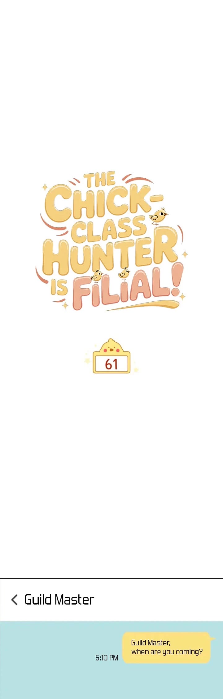 The Chick-Class Hunter Is Filial! Chapter 61 page 14 - Chapter 61