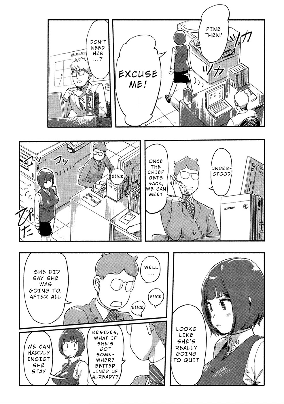 The Chief Kishi Mieko Chapter 24 page 10 - Chapter 24: [task24] The Information Seller is a Girl With Glasses!?
