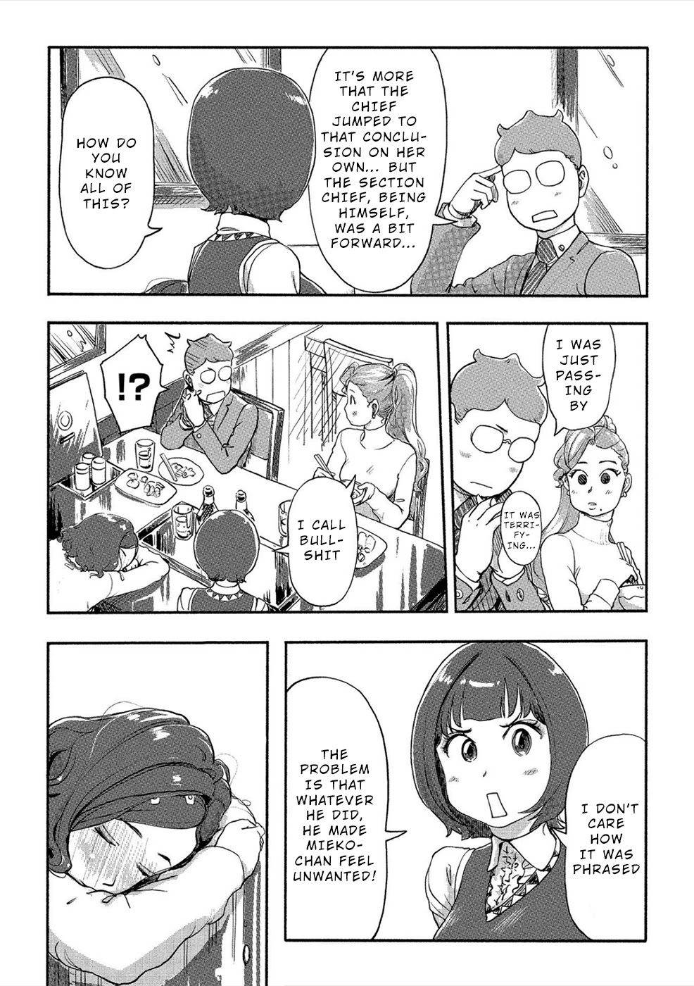 The Chief Kishi Mieko Chapter 24 page 4 - Chapter 24: [task24] The Information Seller is a Girl With Glasses!?