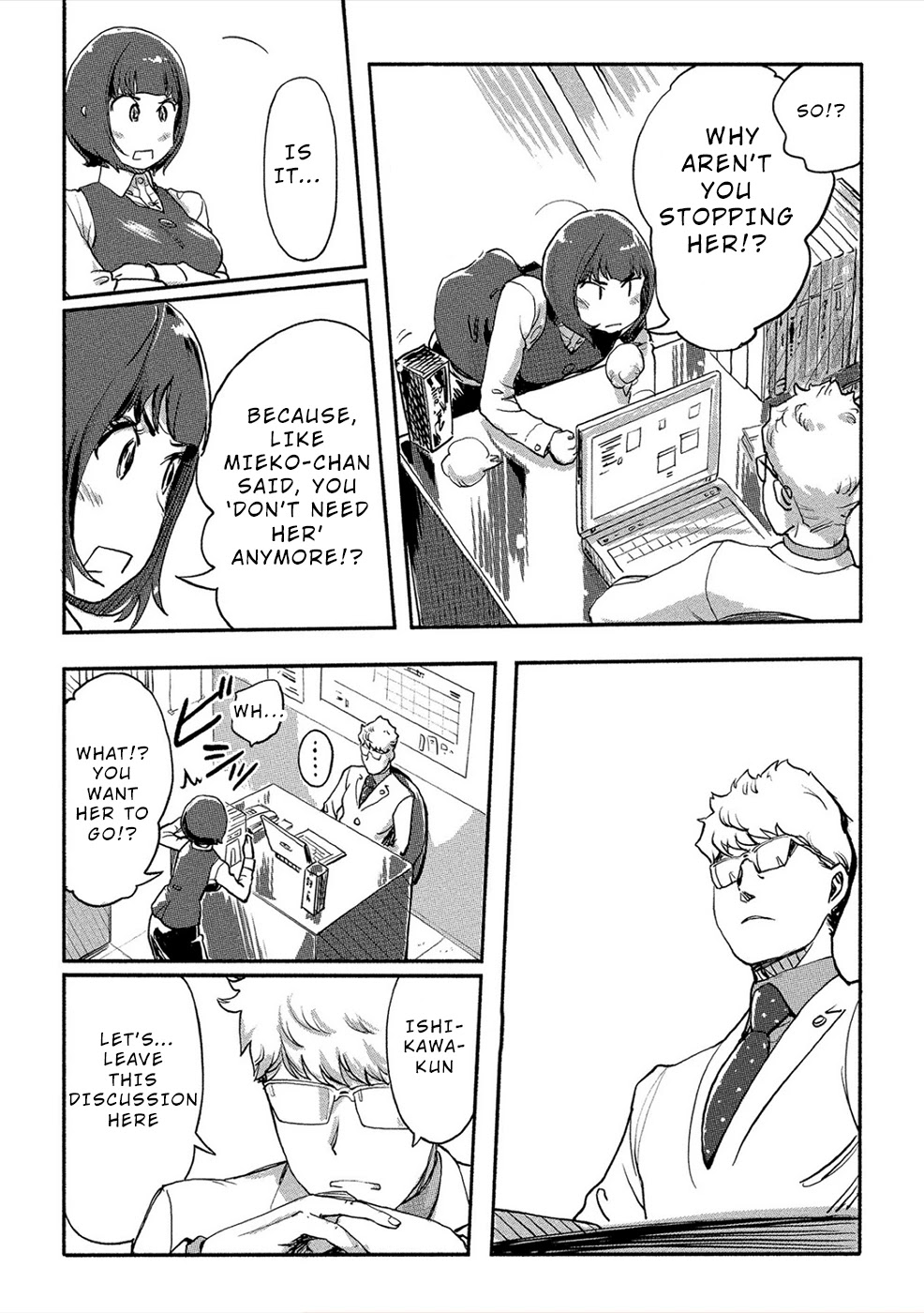 The Chief Kishi Mieko Chapter 24 page 9 - Chapter 24: [task24] The Information Seller is a Girl With Glasses!?