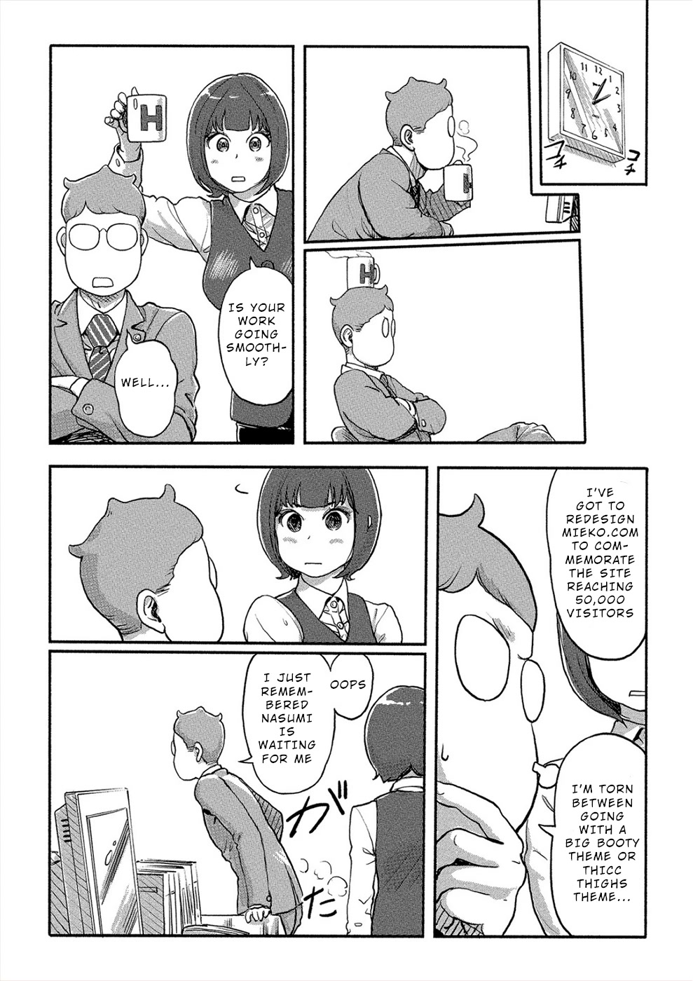 The Chief Kishi Mieko Chapter 27 page 12 - Chapter 27: [task27] Nasumi, go for it!
