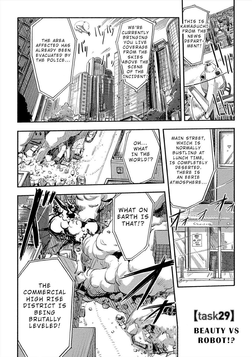 The Chief Kishi Mieko Chapter 29 page 1 - Chapter 29: [task29] Beauty vs Robot!?