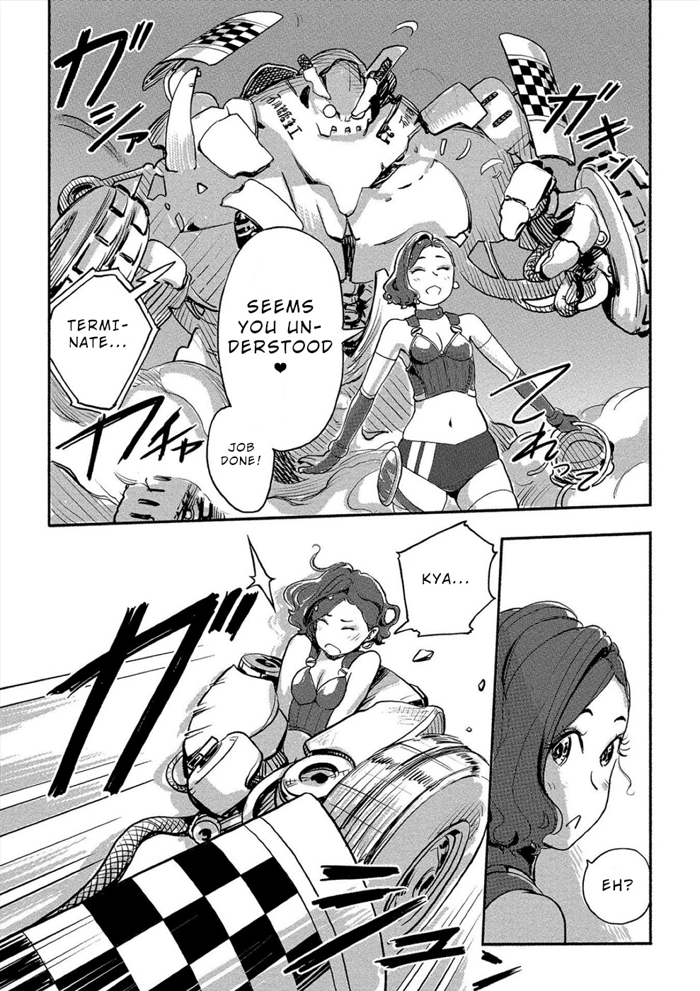 The Chief Kishi Mieko Chapter 29 page 13 - Chapter 29: [task29] Beauty vs Robot!?
