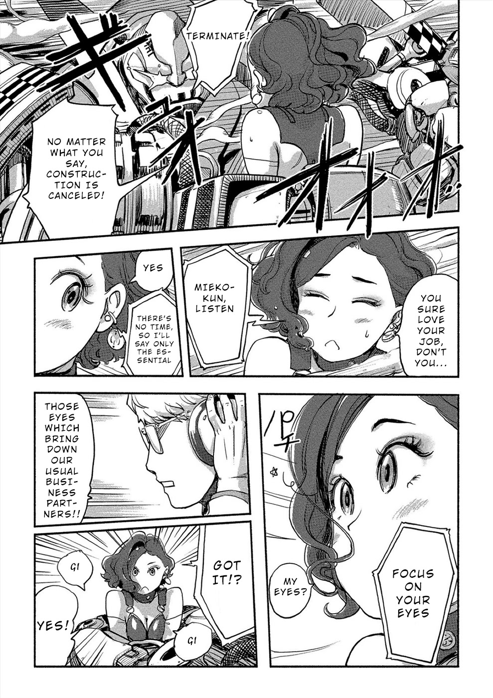 The Chief Kishi Mieko Chapter 29 page 15 - Chapter 29: [task29] Beauty vs Robot!?