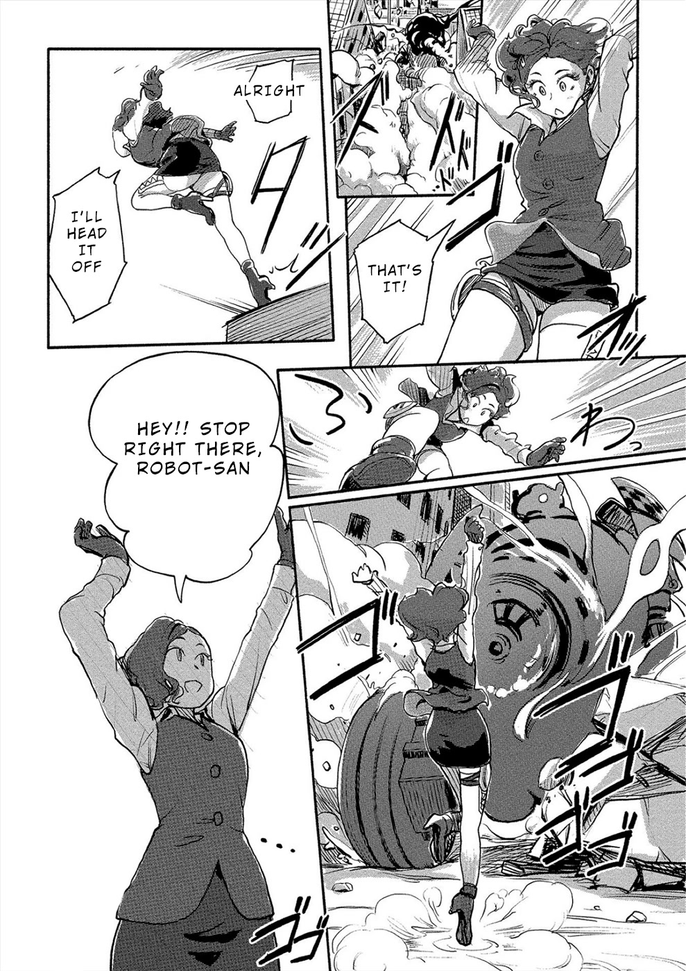 The Chief Kishi Mieko Chapter 29 page 8 - Chapter 29: [task29] Beauty vs Robot!?