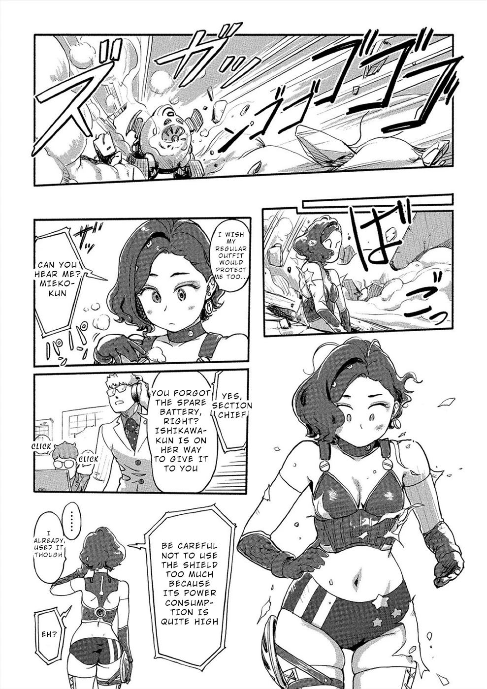 The Chief Kishi Mieko Chapter 29 page 9 - Chapter 29: [task29] Beauty vs Robot!?