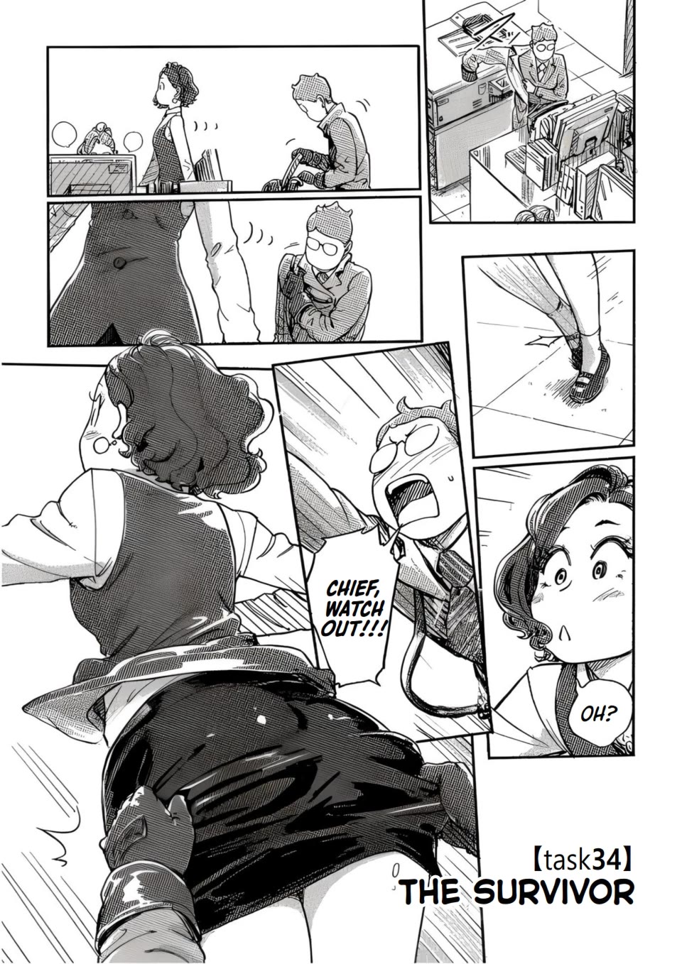 The Chief Kishi Mieko Chapter 34 page 1 - Chapter 34: The Survivor