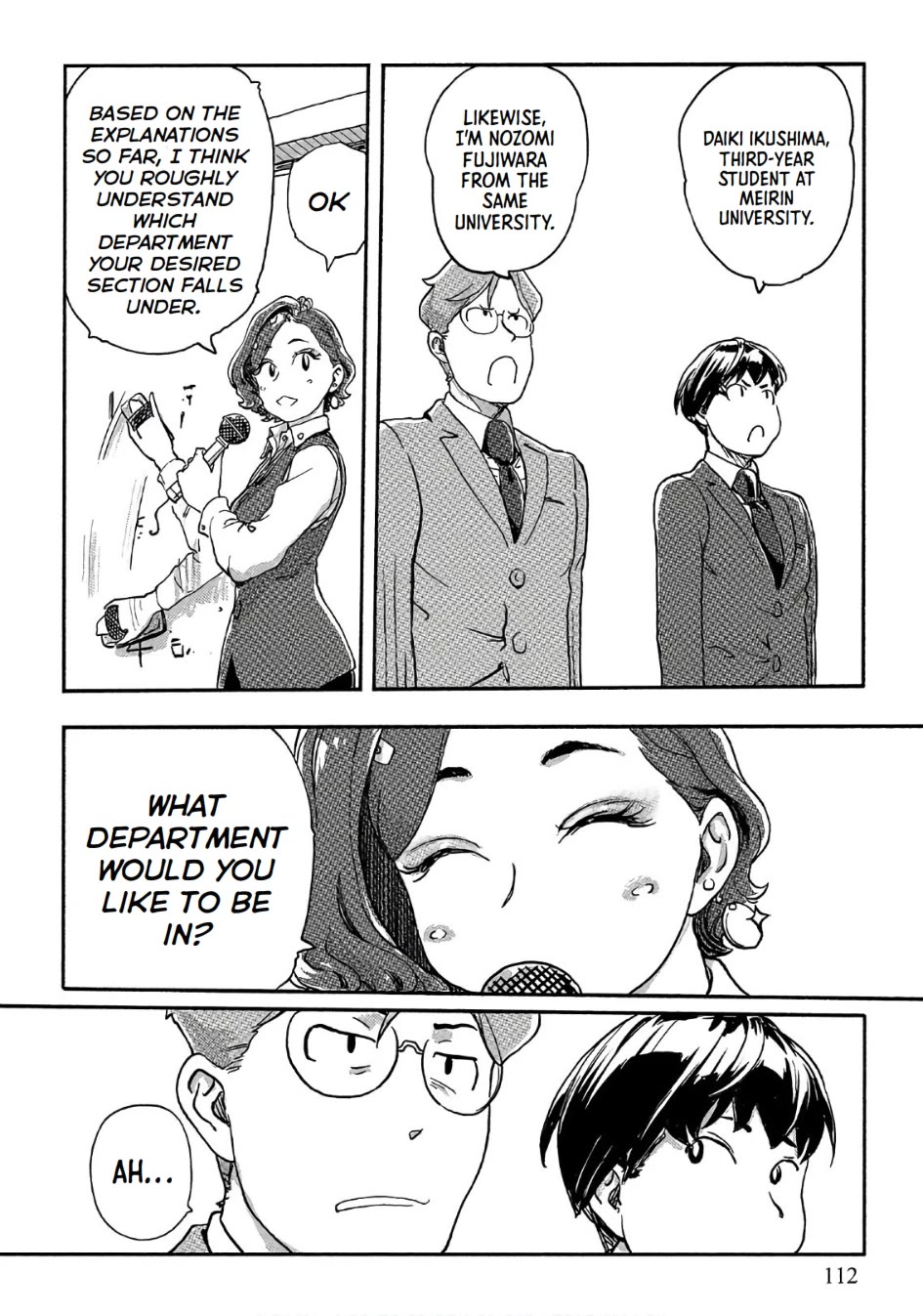 The Chief Kishi Mieko Chapter 40 page 4 - Chapter 40: Takeroku, The Autumn Internship Festival