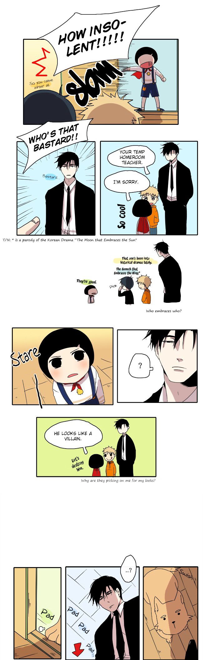 The Children's Teacher, Mr. Kwon Chapter 3.2 page 6 - Chapter 3 v2 : Seo Dam, Seo Som, Shin Seori, and