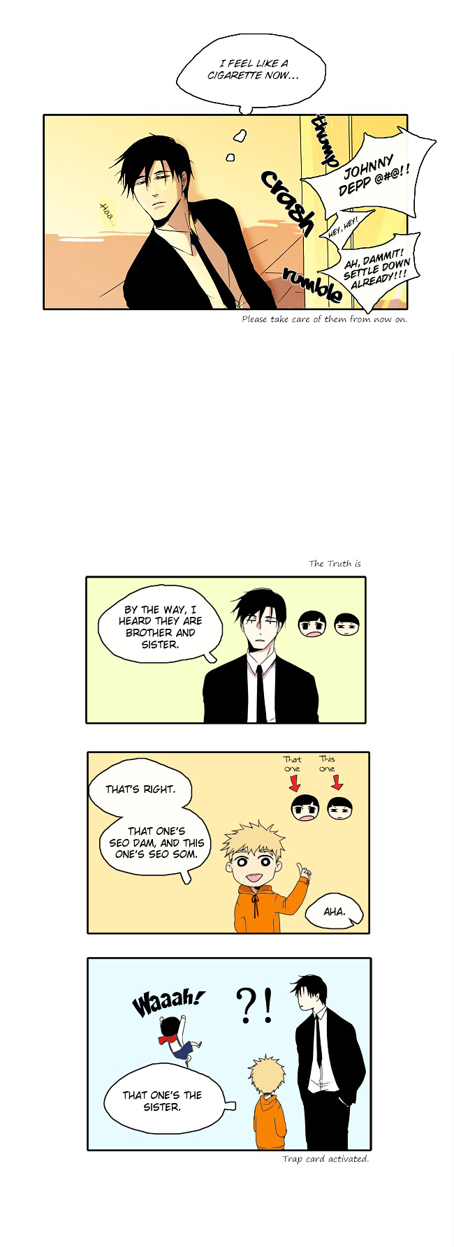 The Children's Teacher, Mr. Kwon Chapter 3.2 page 9 - Chapter 3 v2 : Seo Dam, Seo Som, Shin Seori, and