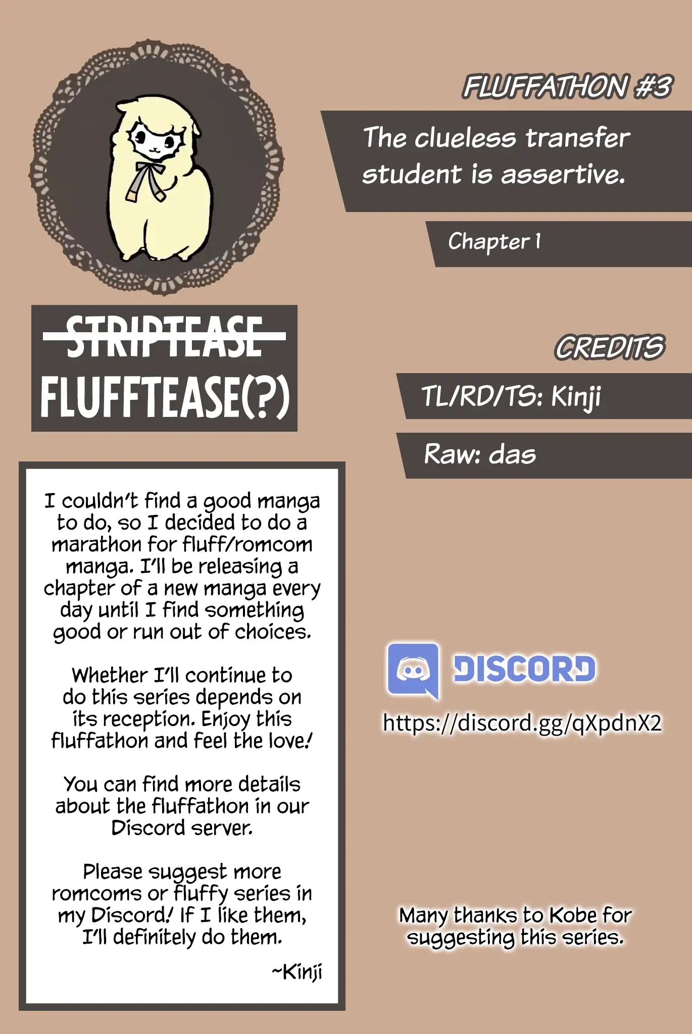 The Clueless Transfer Student Is Assertive. Chapter 1 page 2 - Chapter 1