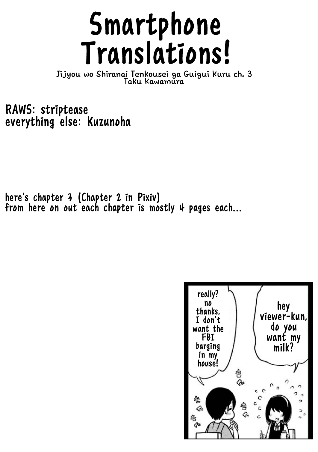 The Clueless Transfer Student Is Assertive. Chapter 3 page 5 - Chapter 3