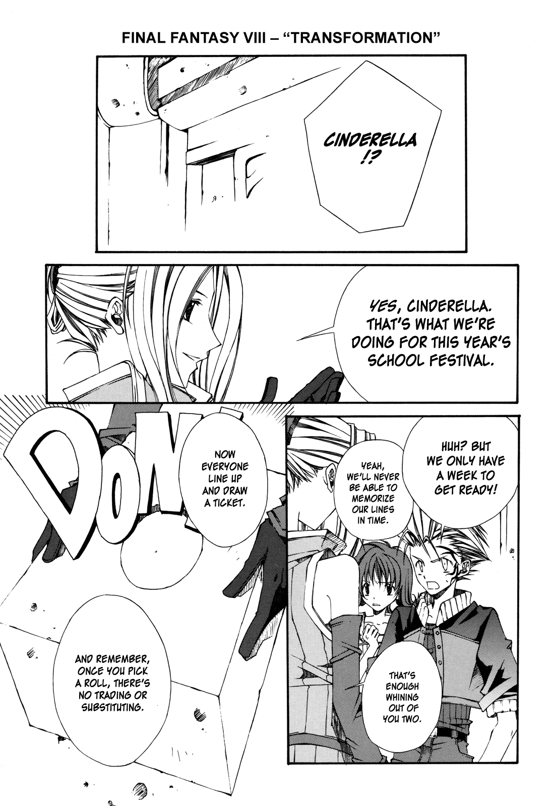The Colors Chapter 1.2 page 7 - Chapter 1 v2 : Final Fantasy VIII - ''Transformation''