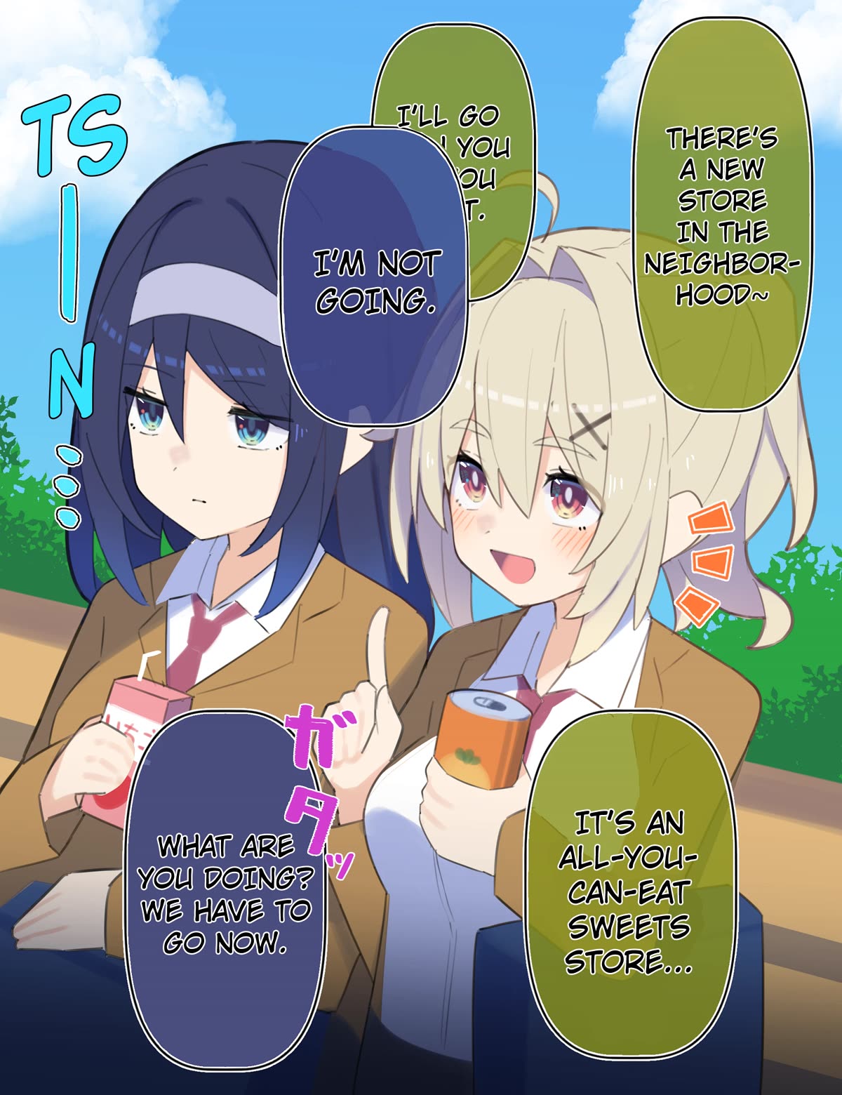 The Cool Classmate XX Years Later... Chapter 70.1 page 1 - Chapter 70.1: Kuru and Hina