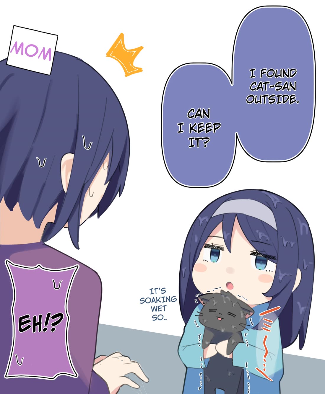 The Cool Classmate XX Years Later... Chapter 88.3 page 1 - Chapter 88.3: Cool classmate and her cat