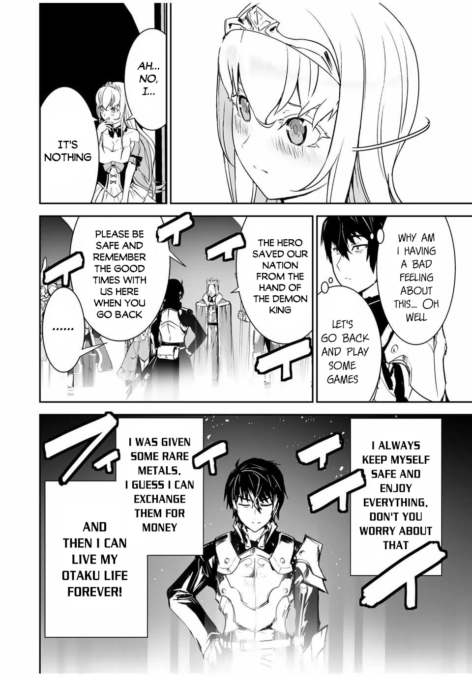 The "Cool & Quiet" Hero Will Reluctantly Get Swept Away With The Mood Chapter 1 page 12 - Chapter 1: I Still Have to Play the Hero Role!!?