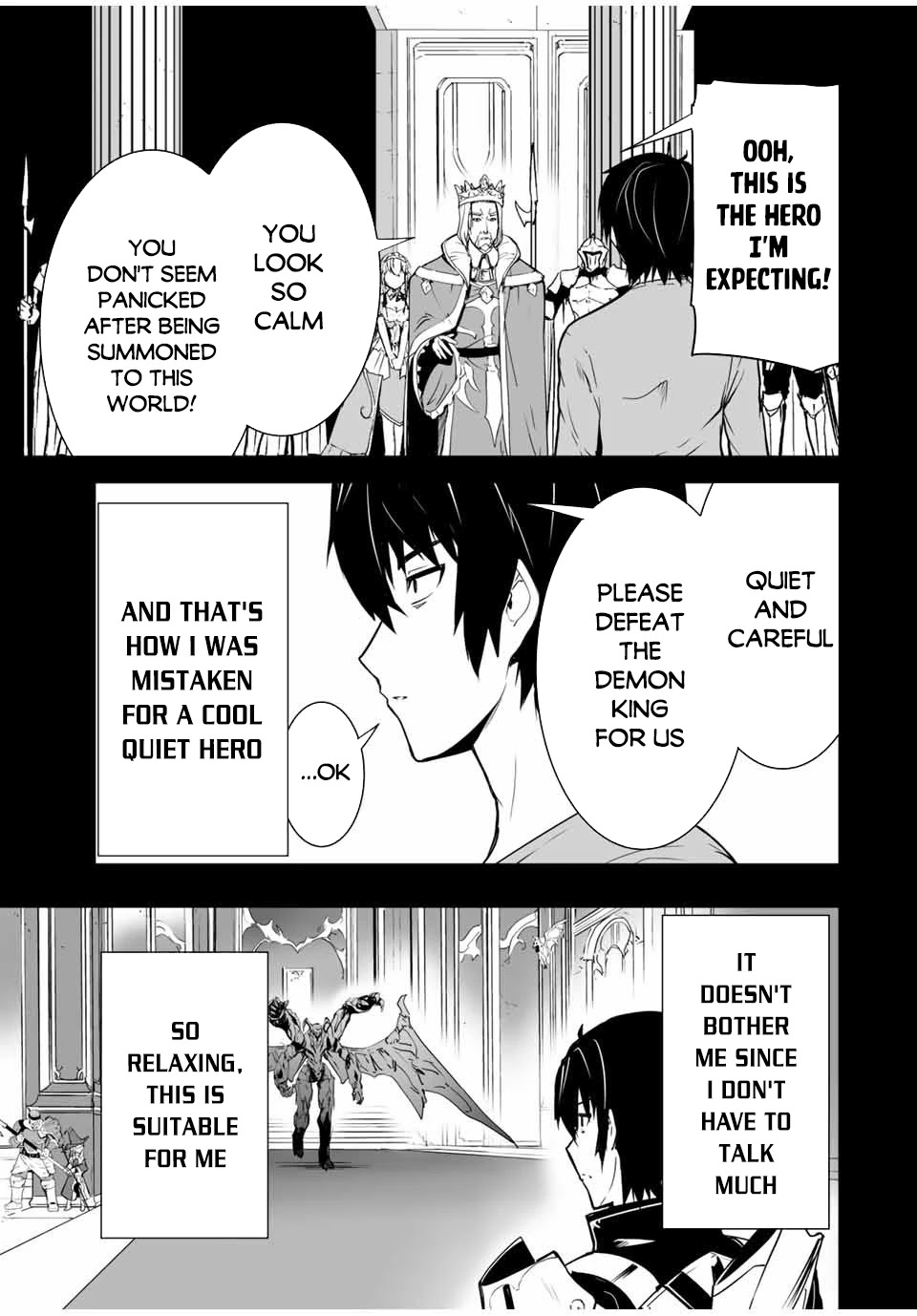 The "Cool & Quiet" Hero Will Reluctantly Get Swept Away With The Mood Chapter 1 page 7 - Chapter 1: I Still Have to Play the Hero Role!!?