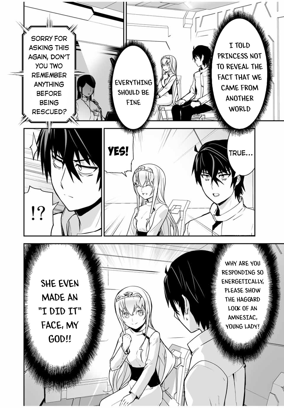 The "Cool & Quiet" Hero Will Reluctantly Get Swept Away With The Mood Chapter 15 page 9 - Chapter 15: Now I Have Something to Ask (Part 1)