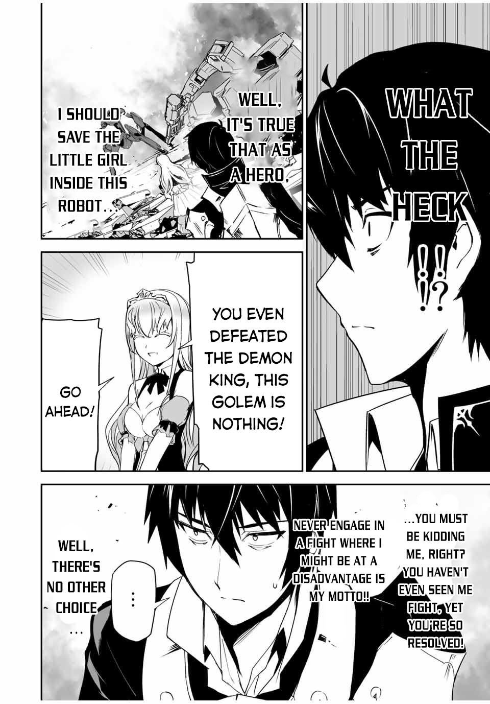 The "Cool & Quiet" Hero Will Reluctantly Get Swept Away With The Mood Chapter 2 page 10 - Chapter 2: I Still Have to Play the Hero's Role?!!