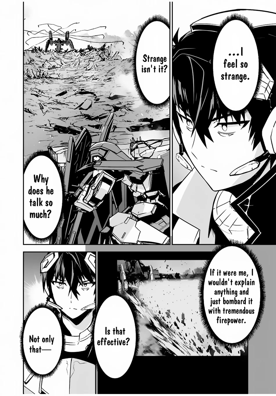 The "Cool & Quiet" Hero Will Reluctantly Get Swept Away With The Mood Chapter 35 page 13 - Chapter 35: Isn't That Strange? You Talk Too Much.