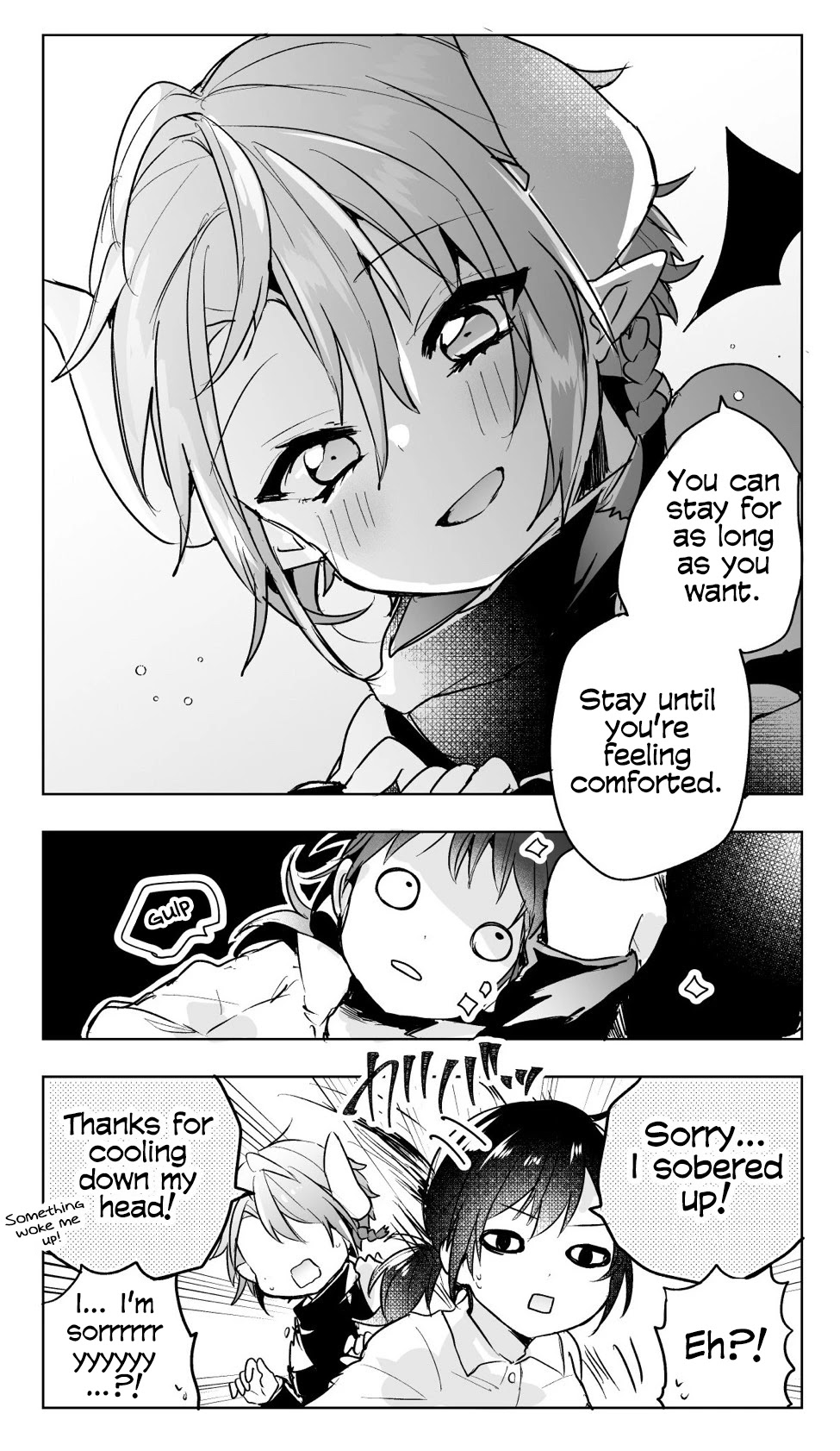 The Corporate slave OL and the demon shota Chapter 10 page 3 - Chapter 10: The corporate slave wanted to destroy her black company, so, she summoned a demon, but he let her try his lap pillow