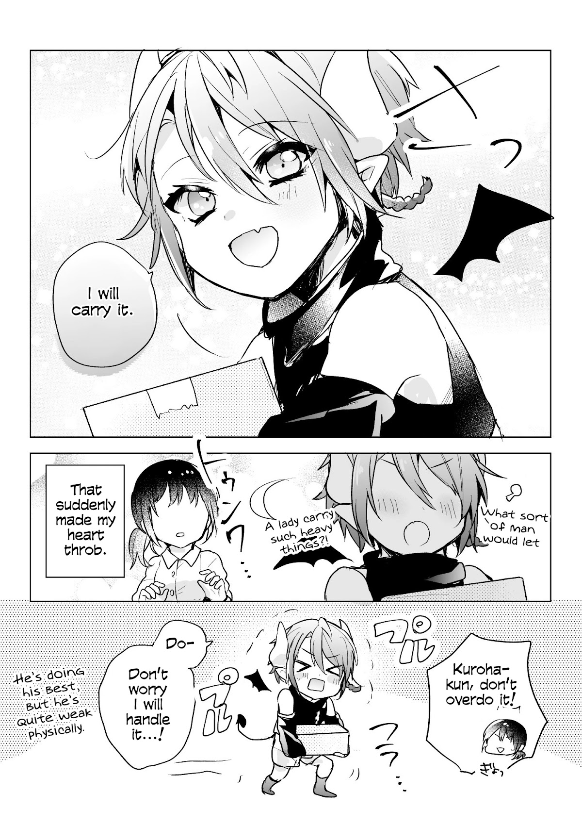 The Corporate slave OL and the demon shota Chapter 12 page 2 - Chapter 12: The corporate slave wanted to destroy her black company, so, she summoned a demon, but he also carries heavy stuff for her