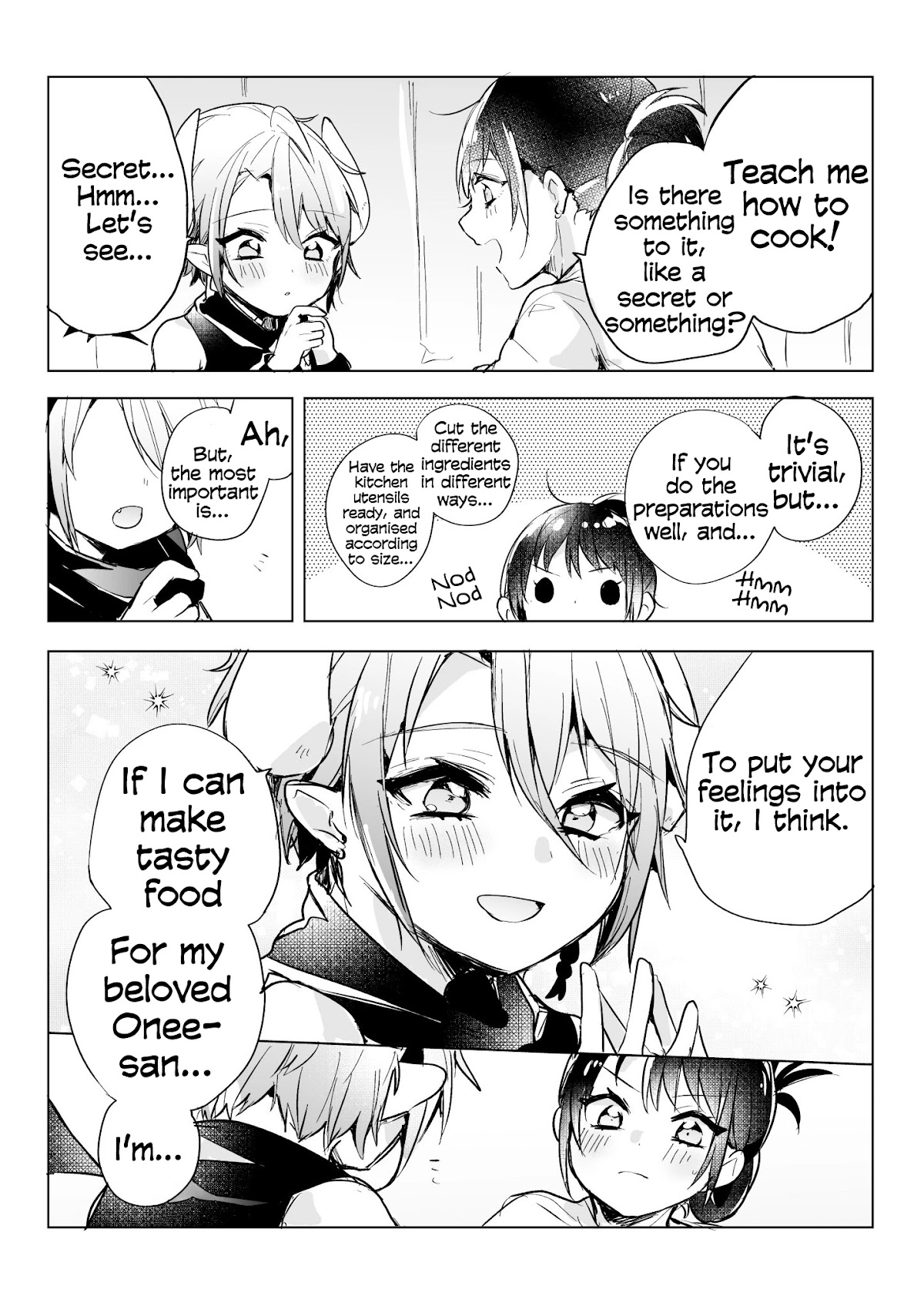 The Corporate slave OL and the demon shota Chapter 20 page 2 - Chapter 20: The corporate slave wanted to destroy her black company, so, she summoned a demon, but she tried asking him to teach her how to cook