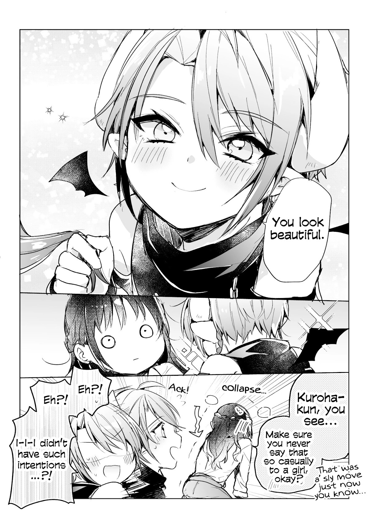 The Corporate slave OL and the demon shota Chapter 21 page 3 - Chapter 21: The corporate slave wanted to destroy her black company, so, she summoned a demon, and he did her hair for her