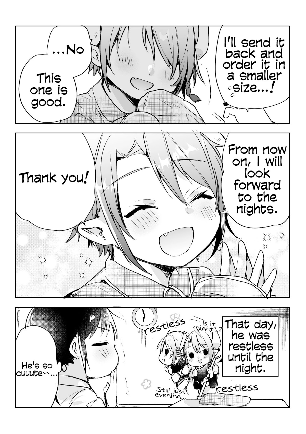 The Corporate slave OL and the demon shota Chapter 26 page 4 - Chapter 26: The corporate slave wanted to destroy her black company, so, she summoned a demon, and tried to gave him PJs