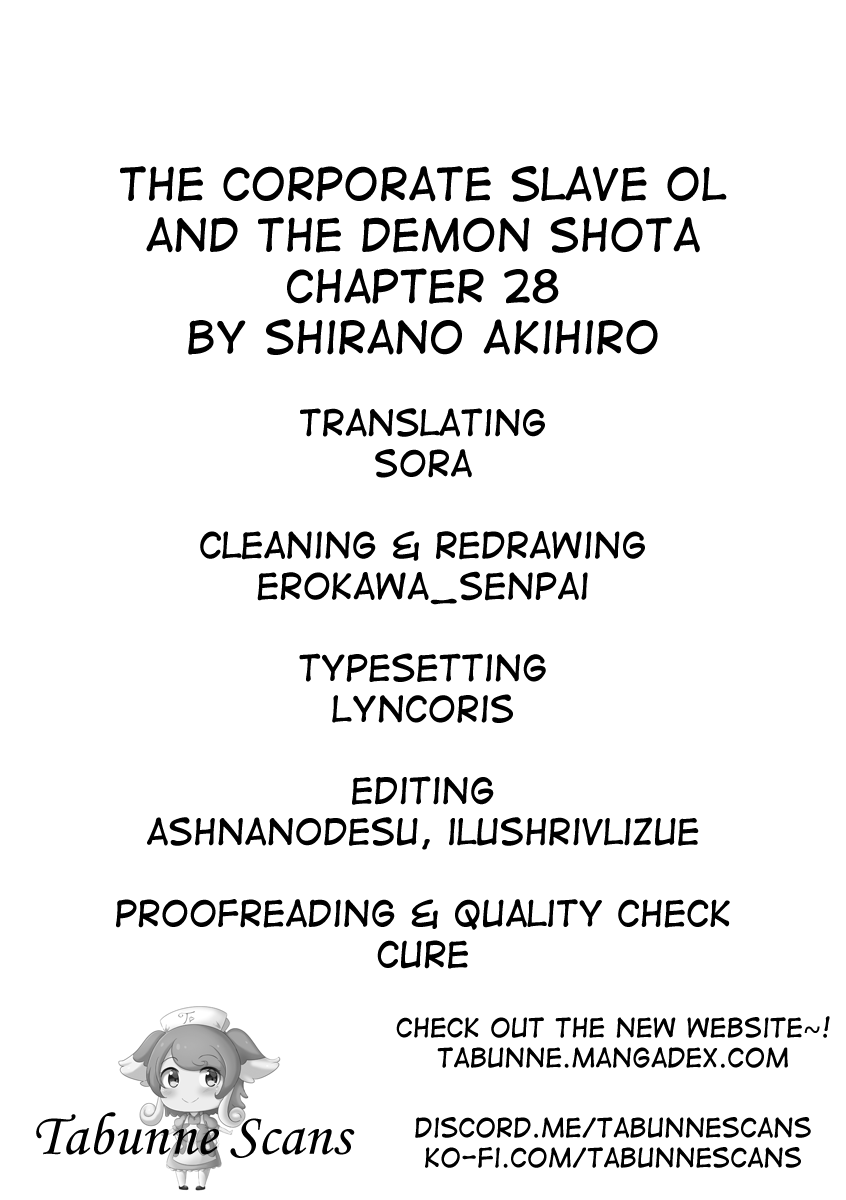 The Corporate slave OL and the demon shota Chapter 28 page 5 - Chapter 28: The corporate slave wanted to destroy her black company, so, she summoned a demon, but he’s crying in the middle of the night