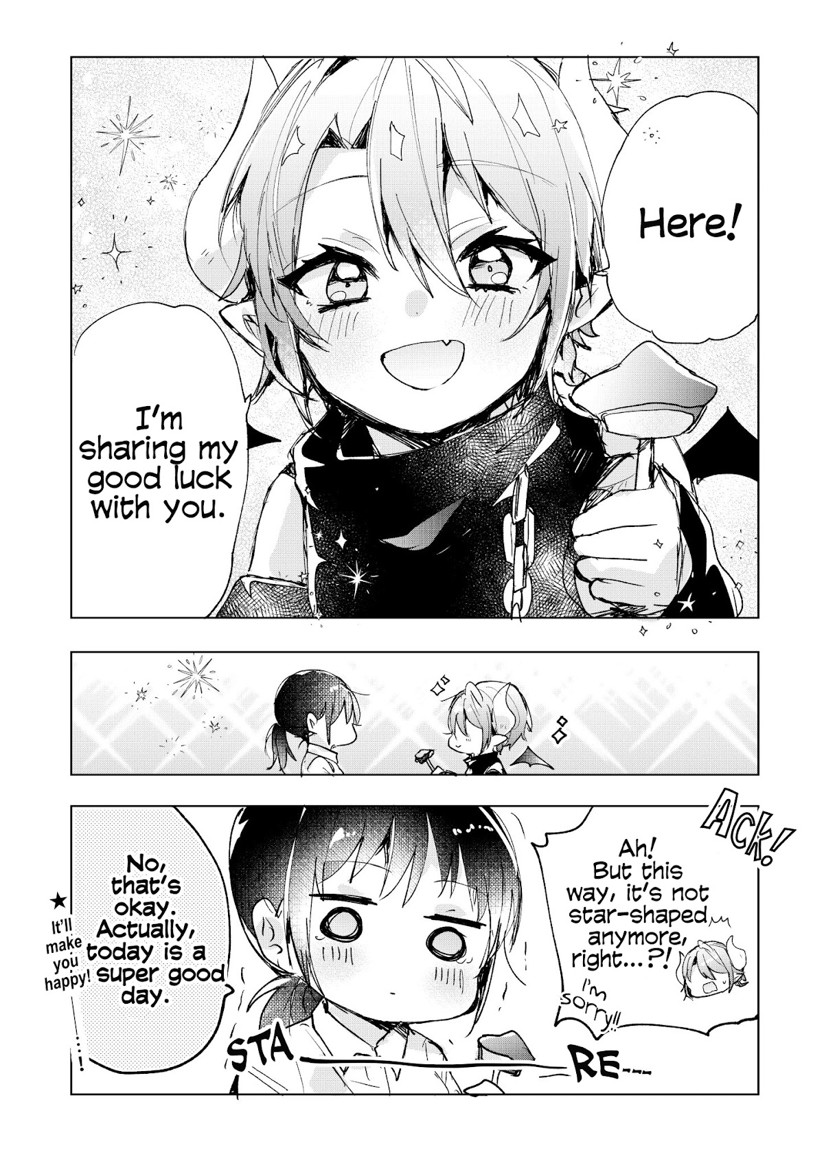 The Corporate slave OL and the demon shota Chapter 35 page 3 - Chapter 35: The corporate slave wanted to destroy her black company, so, she summoned a demon, and she had a bad day, so they ate ice cream together