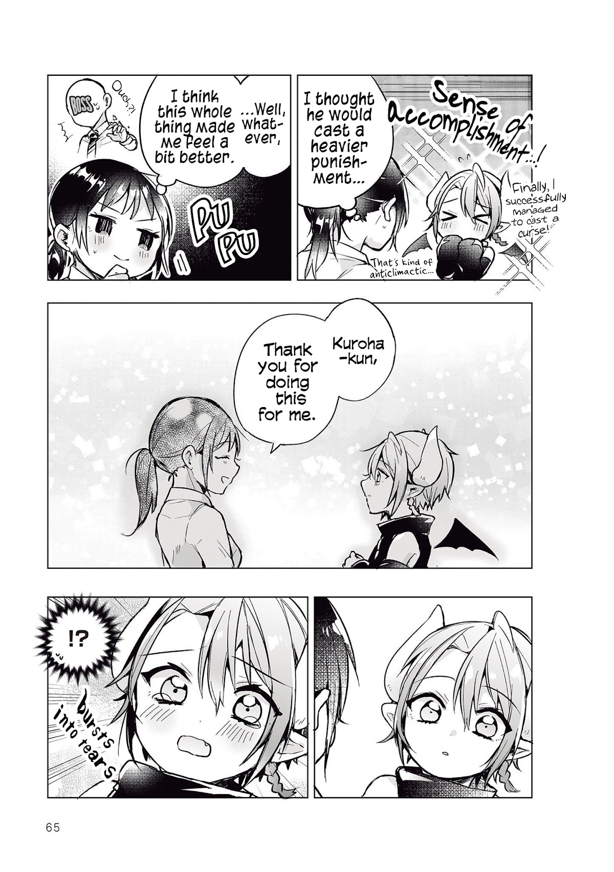 The Corporate slave OL and the demon shota Chapter 36 page 5 - Chapter 36: The corporate slave wanted to destroy her black company, so, she summoned a demon, and he wants to do something wicked