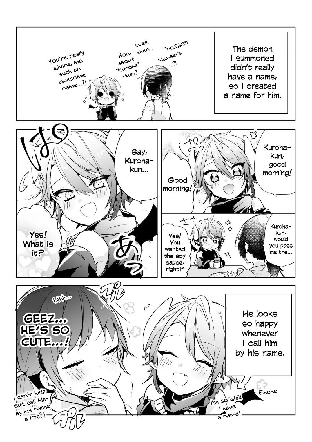 The Corporate slave OL and the demon shota Chapter 5 page 4 - Chapter 5: The corporate slave wanted to destroy her black company, so, she summoned a demon, but his name is simply strange