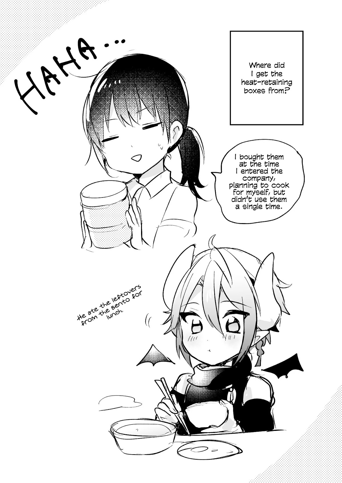 The Corporate slave OL and the demon shota Chapter 6 page 3 - Chapter 6: The corporate slave wanted to destroy her black company, so, she summoned a demon, but his wife power is too strong