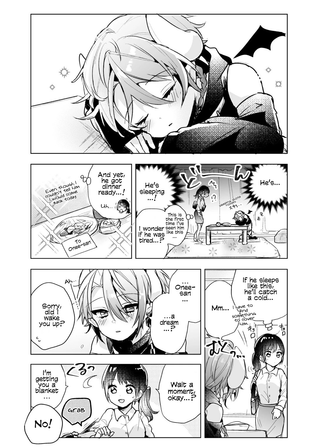 The Corporate slave OL and the demon shota Chapter 7 page 2 - Chapter 7: The corporate slave wanted to destroy her black company, so, she summoned a demon, but he's acting a bit strange right now
