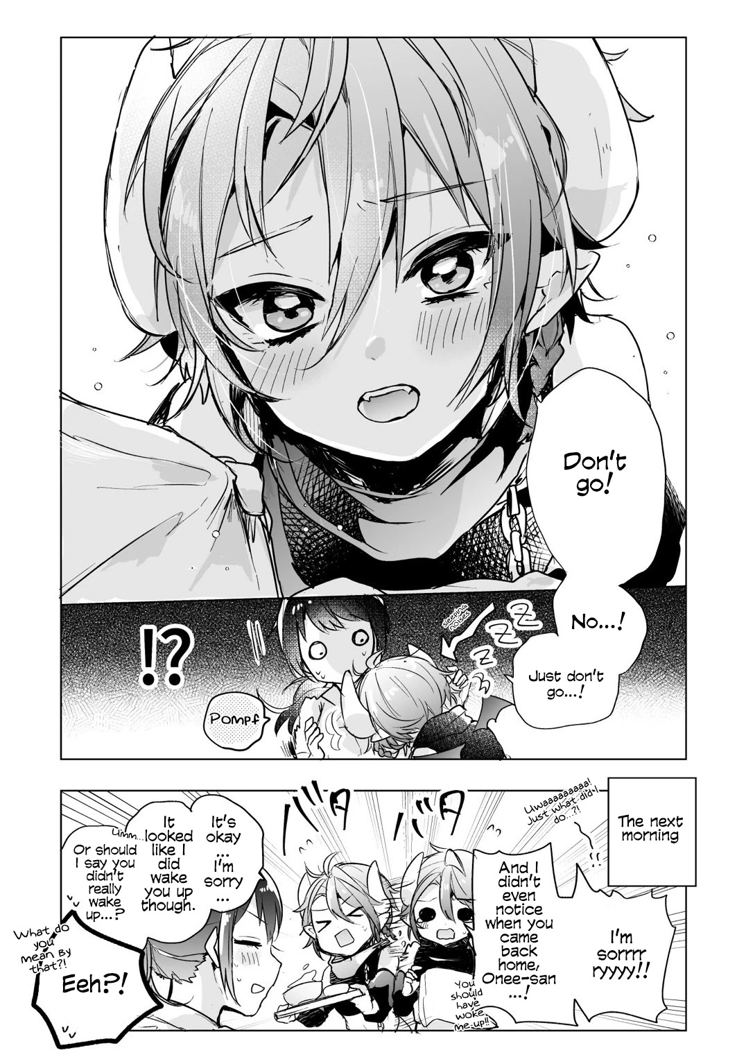 The Corporate slave OL and the demon shota Chapter 7 page 3 - Chapter 7: The corporate slave wanted to destroy her black company, so, she summoned a demon, but he's acting a bit strange right now