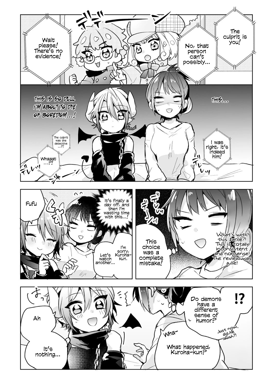 The Corporate slave OL and the demon shota Chapter 8 page 2 - Chapter 8: The corporate slave wanted to destroy her black company, so, she summoned a demon, but she had a day off, so they spent it together