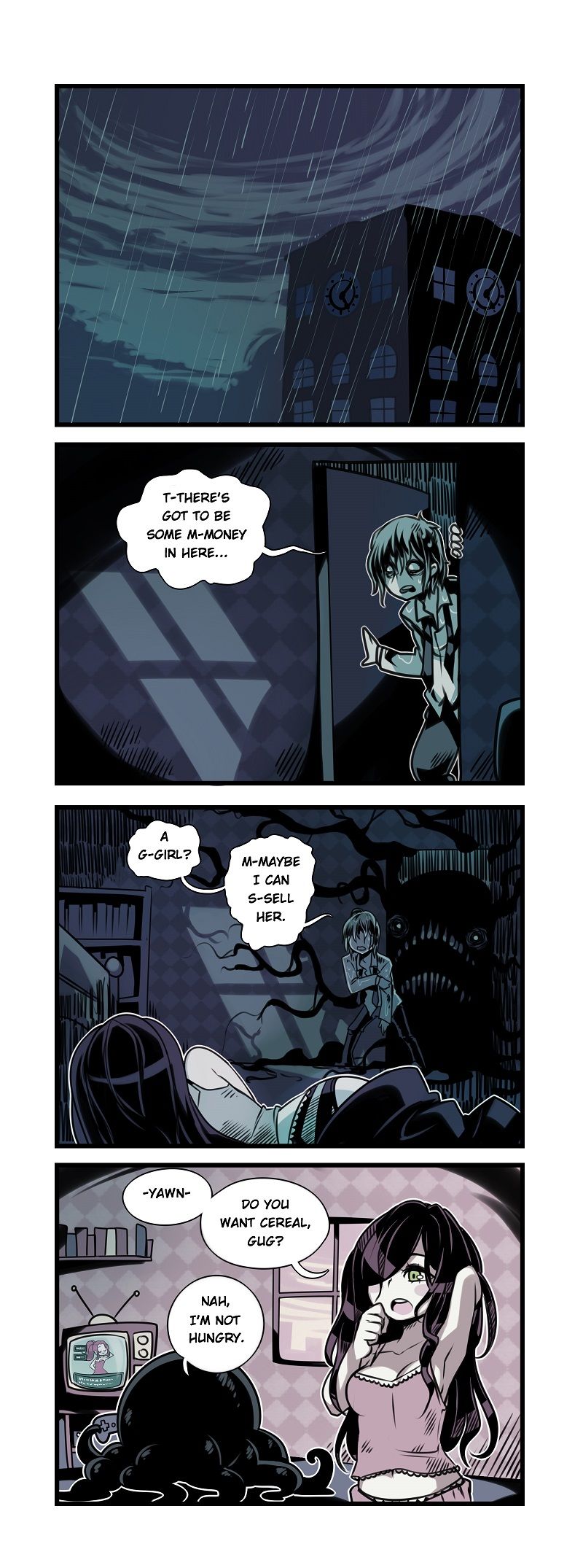 The Crawling City Chapter 2 page 6 - Chapter 2 : Milkshakes & UFO's