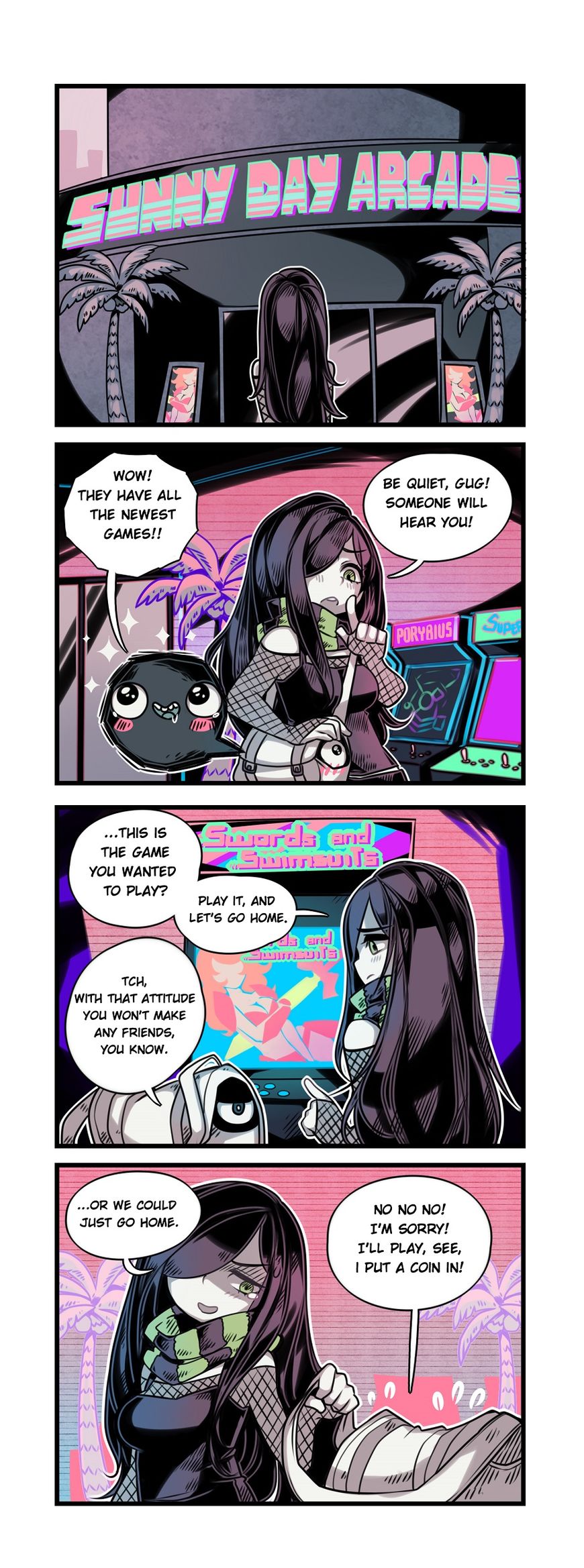 The Crawling City Chapter 3 page 4 - Chapter 3 : Sunny Day Arcade